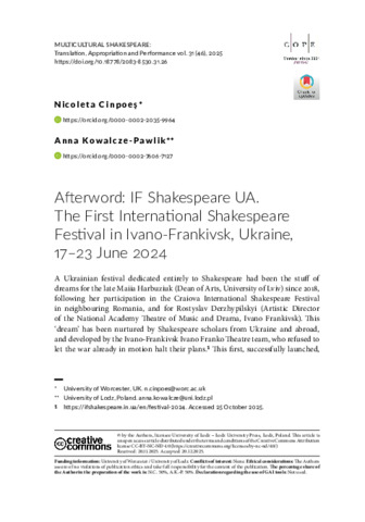[thumbnail of Afterword Multicultural Shakespearea 31(46) 2025.pdf]