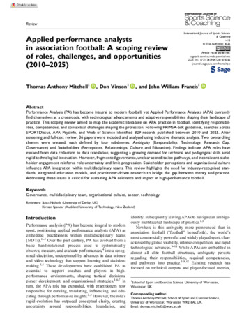 [thumbnail of mitchell-et-al-2026-applied-performance-analysts-in-association-football-a-scoping-review-of-roles-challenges-and (1).pdf]